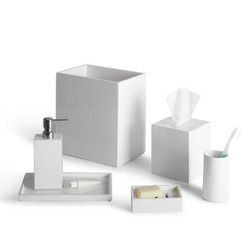 Egyszerű Design Resin Lacquare Fürdőszoba kiegészítők készlet